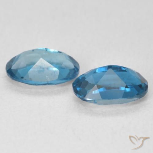 1.14 ct natürliche London Blau Topas-Edelsteine, Oval, Transparent