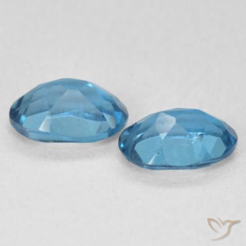 1.18 ct natürliche London Blau Topas-Edelsteine, Oval, VS