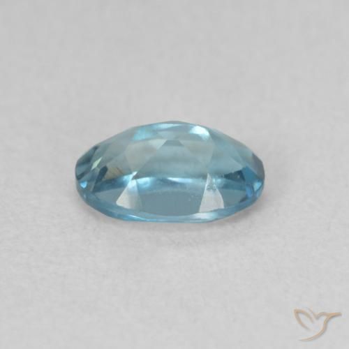 9,17 ctw natürlicher London Blau Topas, Oval, VVS-VS