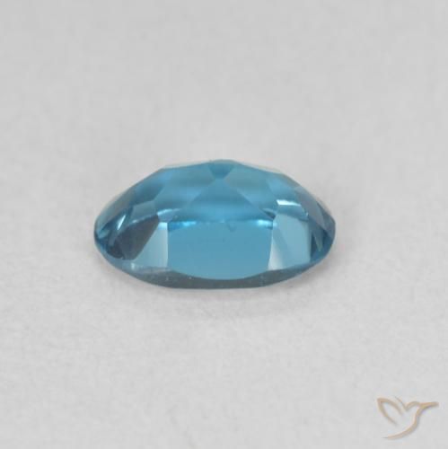 9,17 ctw natürlicher London Blau Topas, Oval, VVS-VS