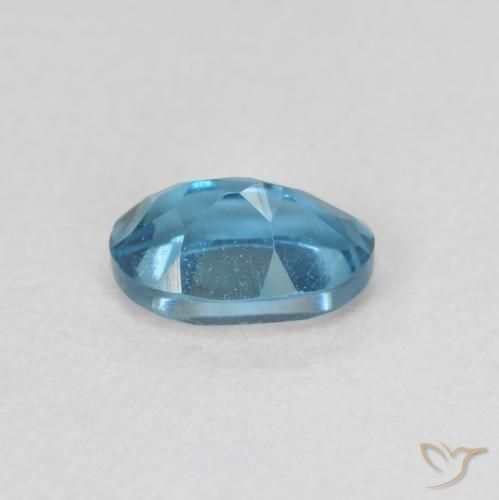 9,17 ctw natürlicher London Blau Topas, Oval, VVS-VS