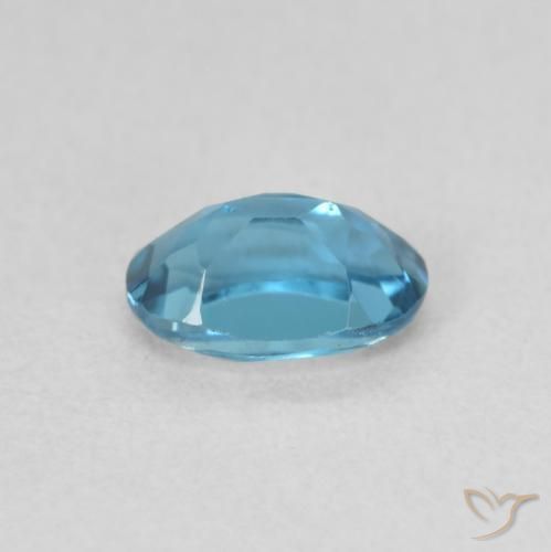 9,17 ctw natürlicher London Blau Topas, Oval, VVS-VS