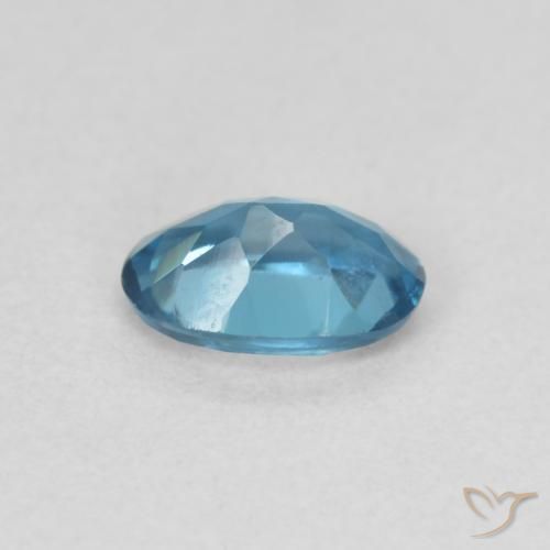 9,17 ctw natürlicher London Blau Topas, Oval, VVS-VS