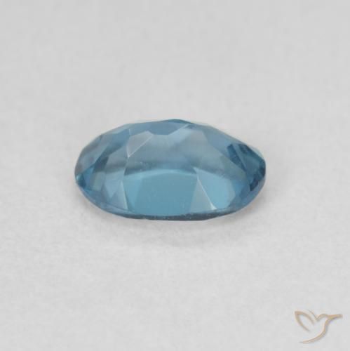9,17 ctw natürlicher London Blau Topas, Oval, VVS-VS