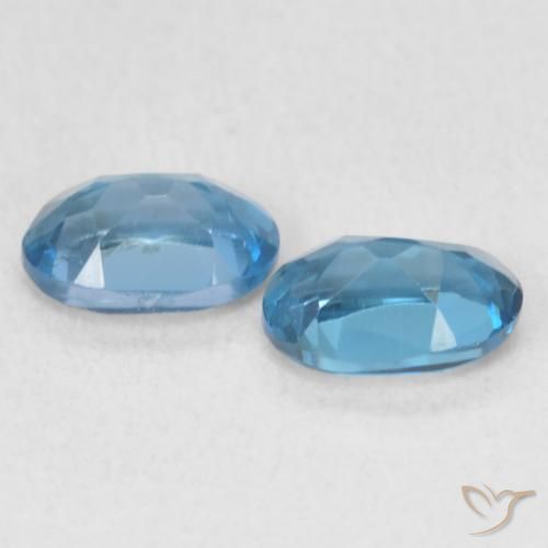 1.27 ct natürliche London Blau Topas-Edelsteine, Oval, VVS-VS