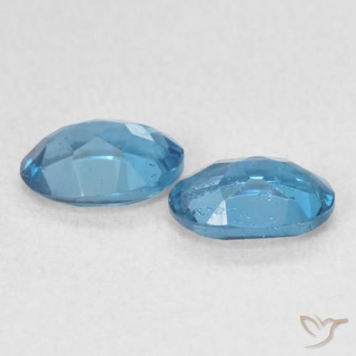 1.15 ct natürliche London Blau Topas-Edelsteine, Oval, VS