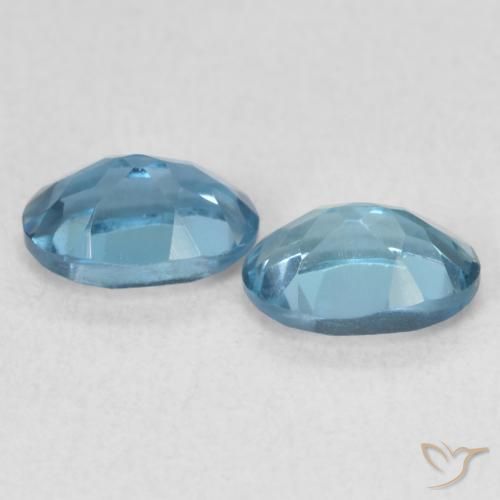 1.31 ct natürliche London Blau Topas-Edelsteine, Oval, VS