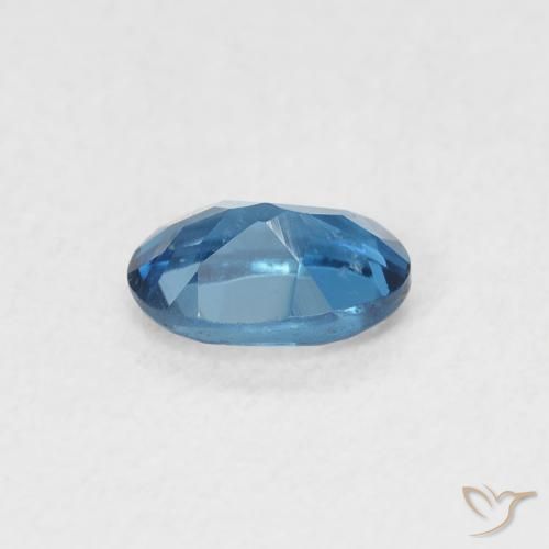 9,17 ctw natürlicher London Blau Topas, Oval, VVS-VS