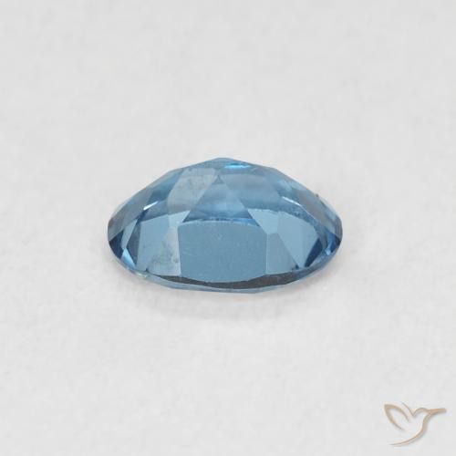 9,17 ctw natürlicher London Blau Topas, Oval, VVS-VS