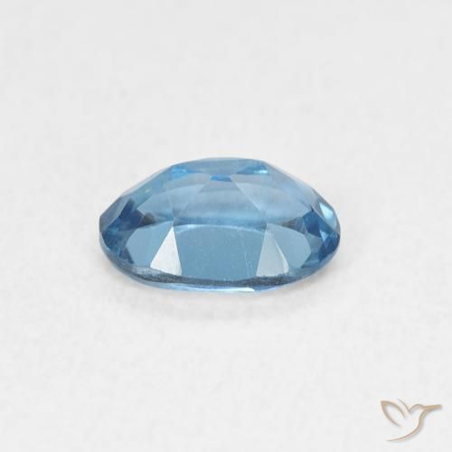 9,17 ctw natürlicher London Blau Topas, Oval, VVS-VS