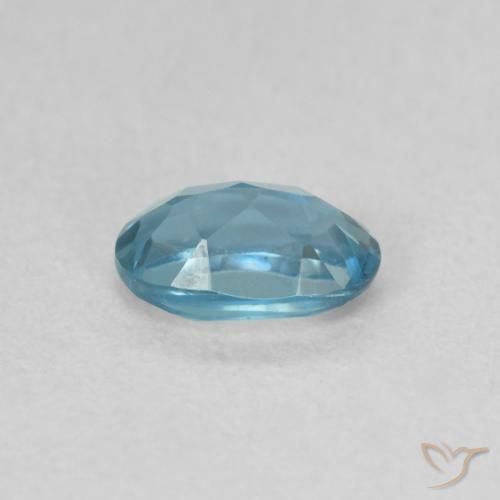 9,17 ctw natürlicher London Blau Topas, Oval, VVS