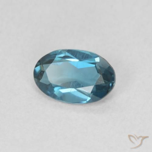 9,17 ctw natürlicher London Blau Topas, Oval, VVS