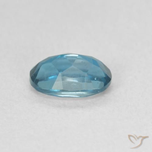 9,17 ctw natürlicher London Blau Topas, Oval, VVS