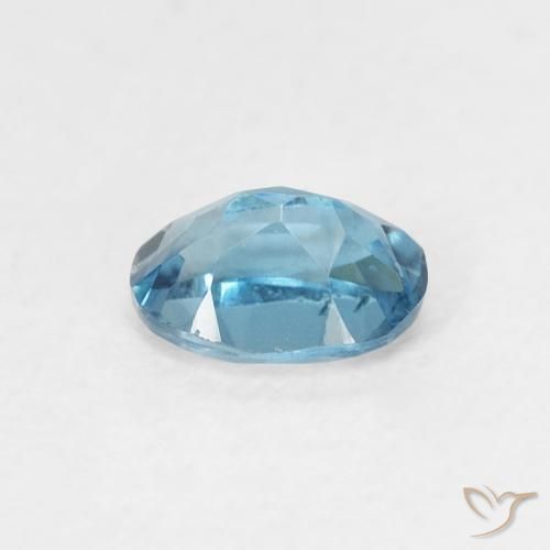 9,17 ctw natürlicher London Blau Topas, Oval, VS