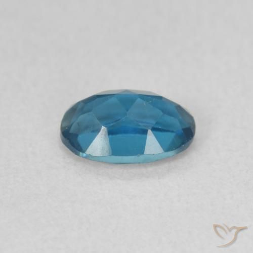 9,17 ctw natürlicher London Blau Topas, Oval, VVS-VS