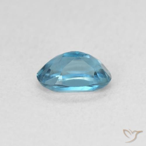 9,17 ctw natürlicher London Blau Topas, Oval, VVS-VS