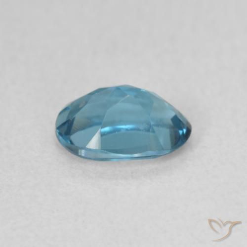 9,17 ctw natürlicher London Blau Topas, Oval, VVS-VS