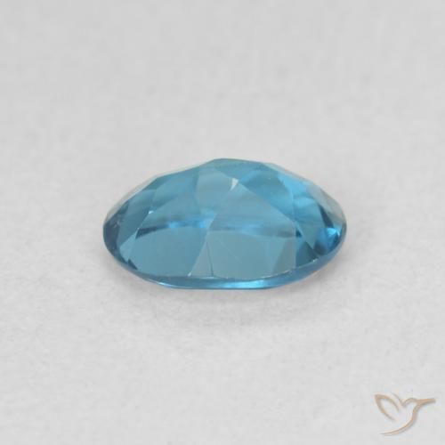 9,17 ctw natürlicher London Blau Topas, Oval, VVS-VS