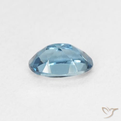 9,17 ctw natürlicher London Blau Topas, Oval, VVS-VS