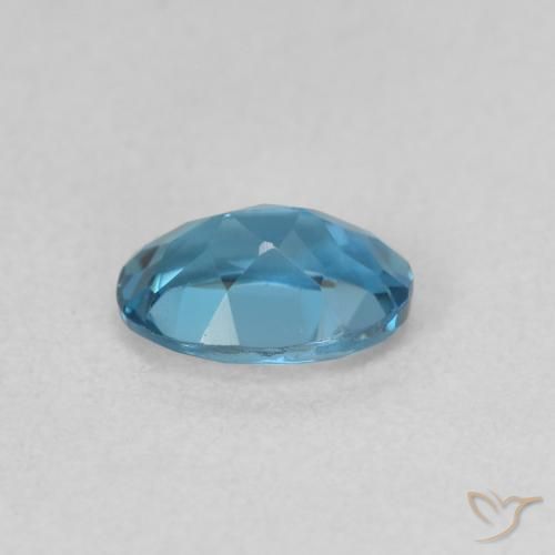 9,17 ctw natürlicher London Blau Topas, Oval, VVS-VS