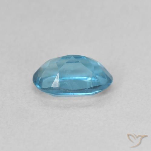 9,17 ctw natürlicher London Blau Topas, Oval, VVS-VS
