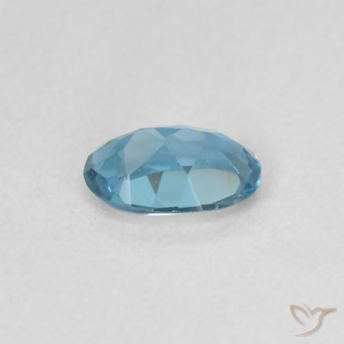 9,17 ctw natürlicher London Blau Topas, Oval, VVS-VS