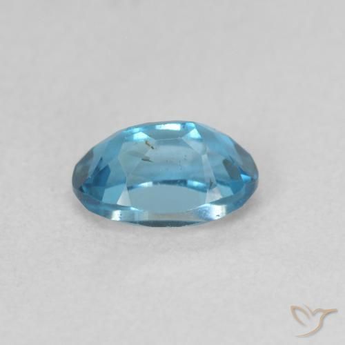 9,17 ctw natürlicher London Blau Topas, Oval, VVS-VS