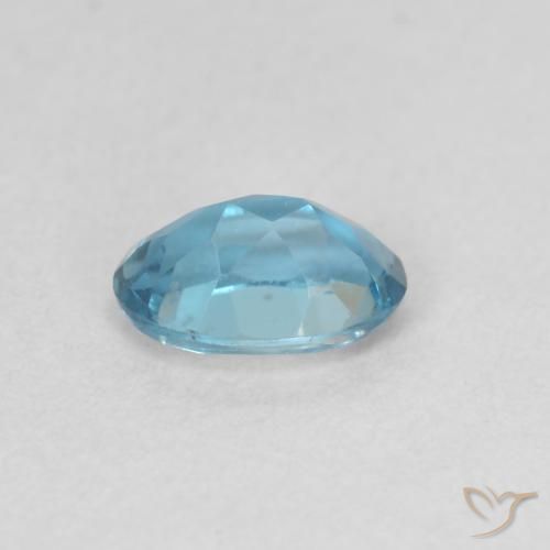 9,17 ctw natürlicher London Blau Topas, Oval, VVS-VS