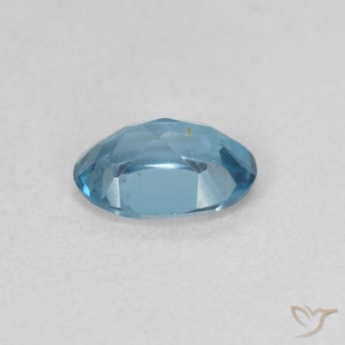 9,17 ctw natürlicher London Blau Topas, Oval, VVS-VS