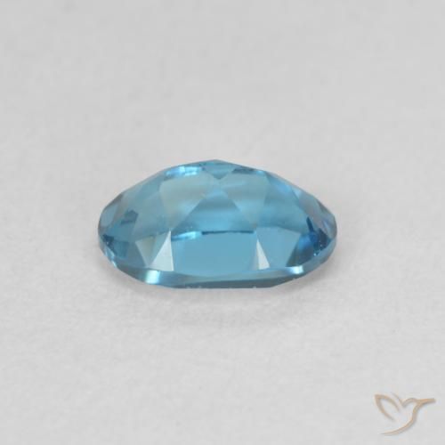 9,17 ctw natürlicher London Blau Topas, Oval, VVS-VS