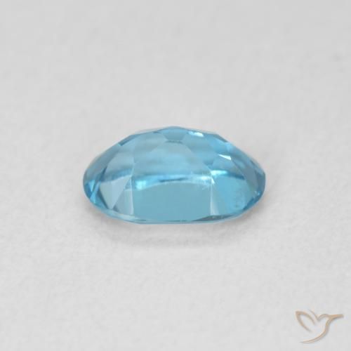 9,17 ctw natürlicher London Blau Topas, Oval, VVS-VS