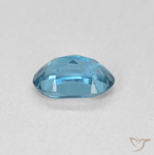 9,17 ctw natürlicher London Blau Topas, Oval, VVS-VS