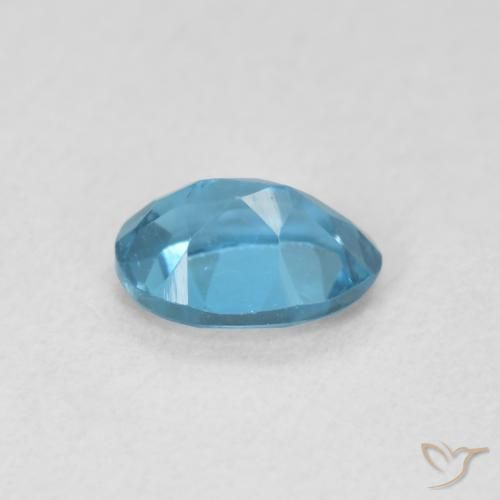 9,17 ctw natürlicher London Blau Topas, Oval, VVS-VS