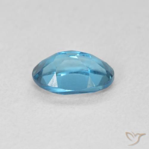9,17 ctw natürlicher London Blau Topas, Oval, VVS-VS