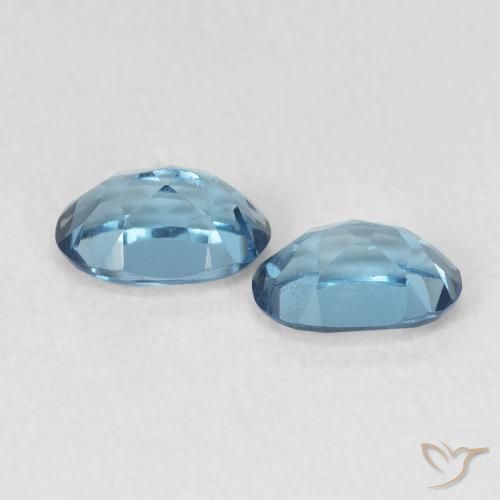 1.19 ct natürliche London Blau Topas-Edelsteine, Oval, VVS-VS