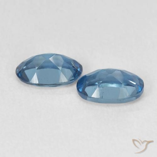 1.12 ct natürliche London Blau Topas-Edelsteine, Oval, VVS-VS