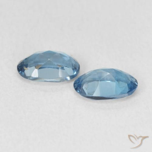 0.98 ct natürliche London Blau Topas-Edelsteine, Oval, VVS-VS