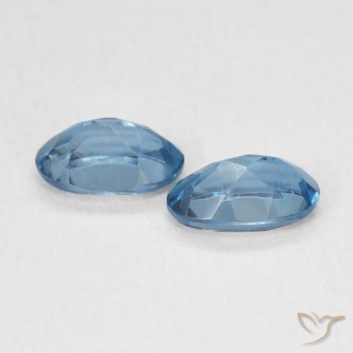 1.07 ct natürliche London Blau Topas-Edelsteine, Oval, VS