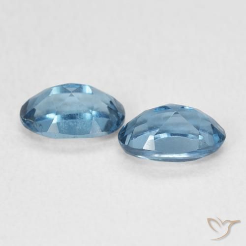 1.20 ct natürliche London Blau Topas-Edelsteine, Oval, VS