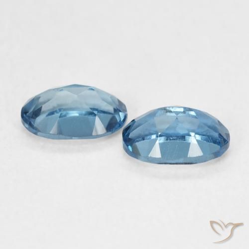 1.19 ct natürliche London Blau Topas-Edelsteine, Oval, VS