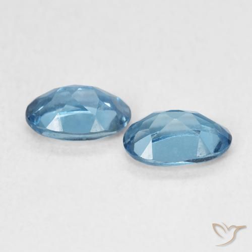 1.09 ct natürliche London Blau Topas-Edelsteine, Oval, VVS