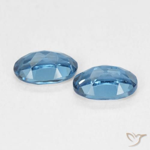 1.17 ct natürliche London Blau Topas-Edelsteine, Oval, VVS
