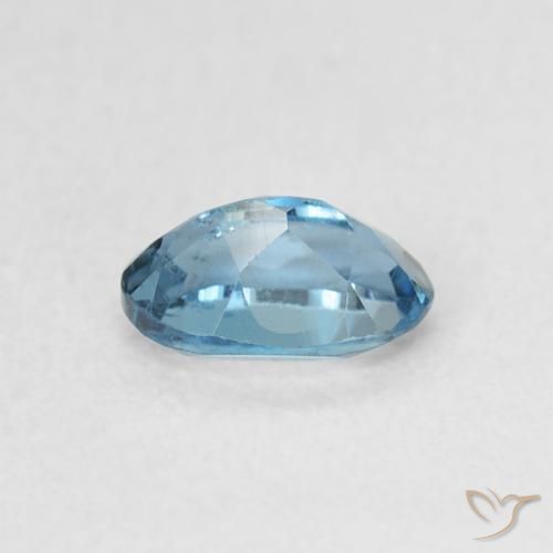 9,17 ctw natürlicher London Blau Topas, Oval, VVS-VS