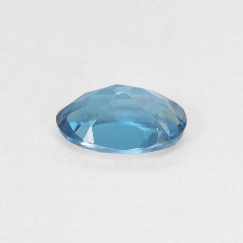 9,17 ctw natürlicher London Blau Topas, Oval, VVS-VS