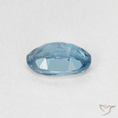 9,17 ctw natürlicher London Blau Topas, Oval, VVS-VS