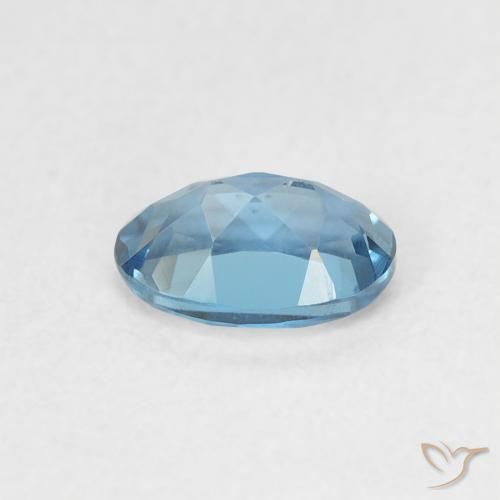 9,17 ctw natürlicher London Blau Topas, Oval, VVS-VS