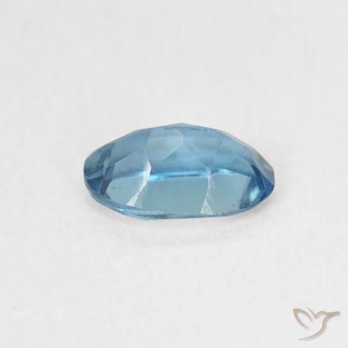 9,17 ctw natürlicher London Blau Topas, Oval, VVS-VS