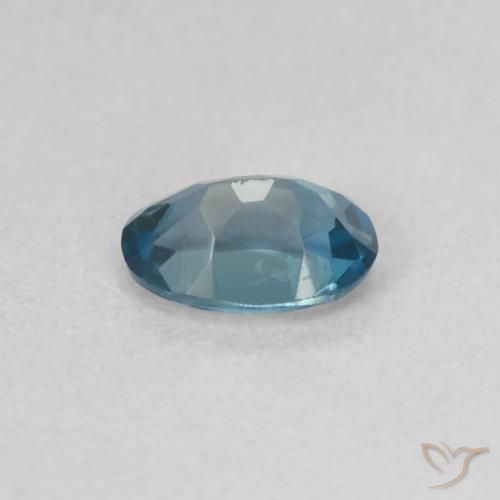 9,17 ctw natürlicher London Blau Topas, Oval, VS