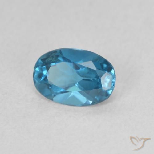 9,17 ctw natürlicher London Blau Topas, Oval, VS
