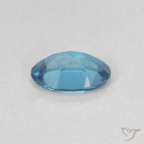 9,17 ctw natürlicher London Blau Topas, Oval, VVS